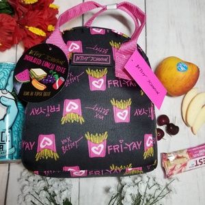 Betsey Johnson| NWT French Fry Lunch box Tote